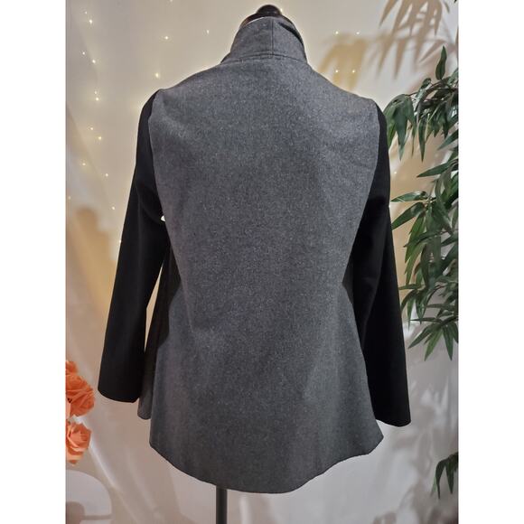 Staring at Stars UO Vintage Open Wool Cardigan Jacket Womens Size S Gray Pockets - Picture 4 of 9